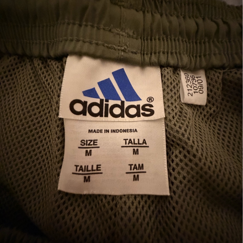Adidas Sportswear Essentials 3-Stripes Track Pants Green Performance Mens Size M - Picture 9 of 13